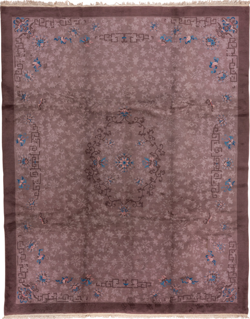 Antique Chinese Area Rug (9' x 11')