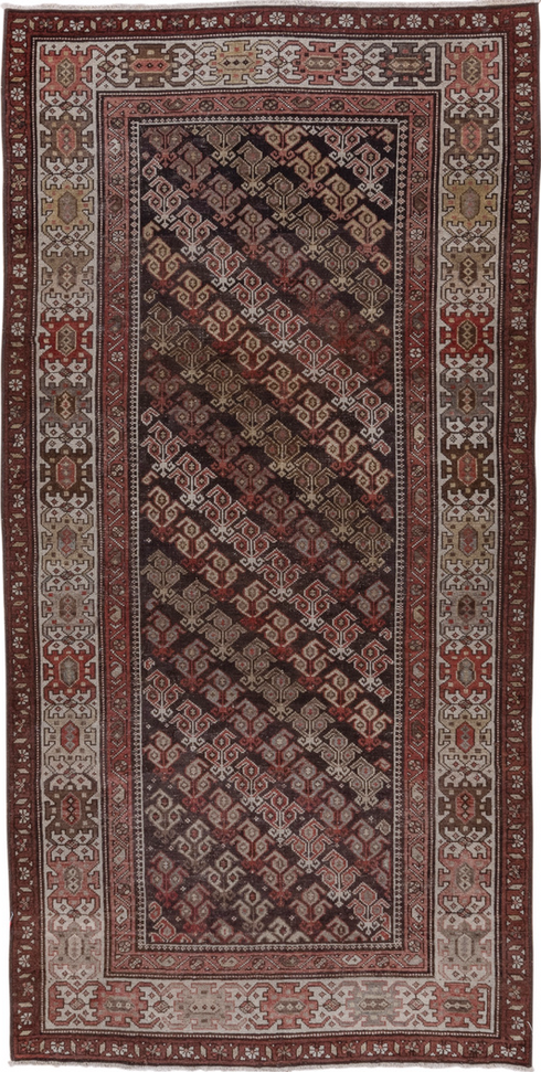 Antique Malayer Runner Rug (4' x 8')
