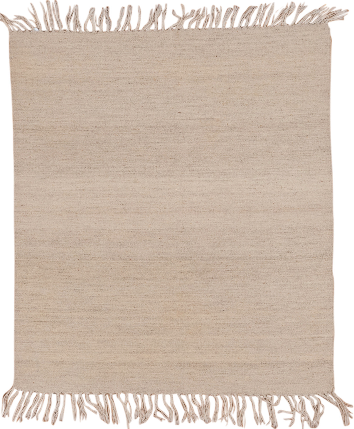 3' x 4' one-of-a-kind handmade vintage Flatweave small size rug. Color palette: brown, gray, light gray, off-white, orange