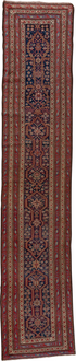 Antique Malayer Runner Rug (2' x 14')