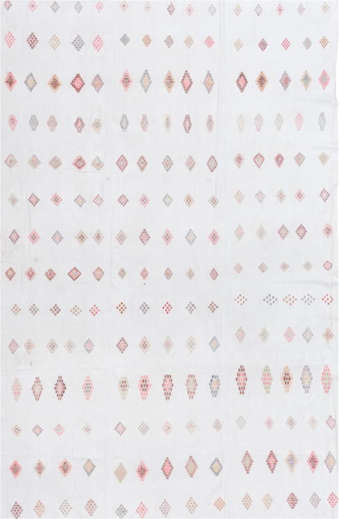 Antique Flatweave Area Rug (7' x 11')