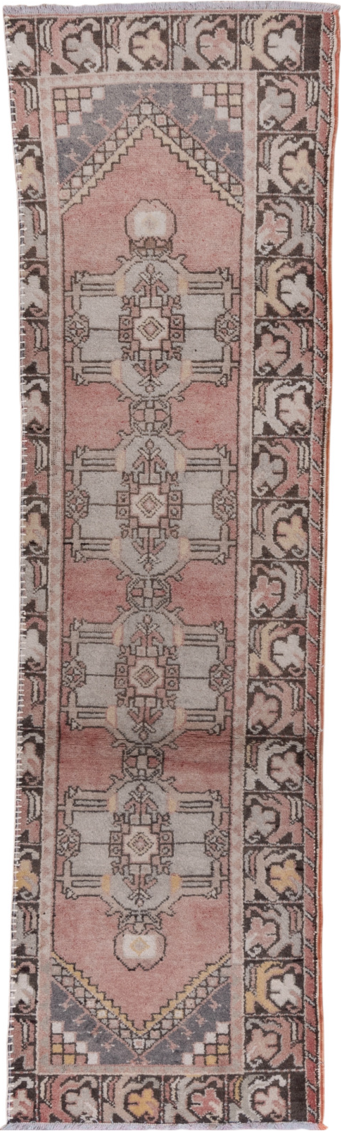 Vintage Oushak Runner Rug (2' x 9')