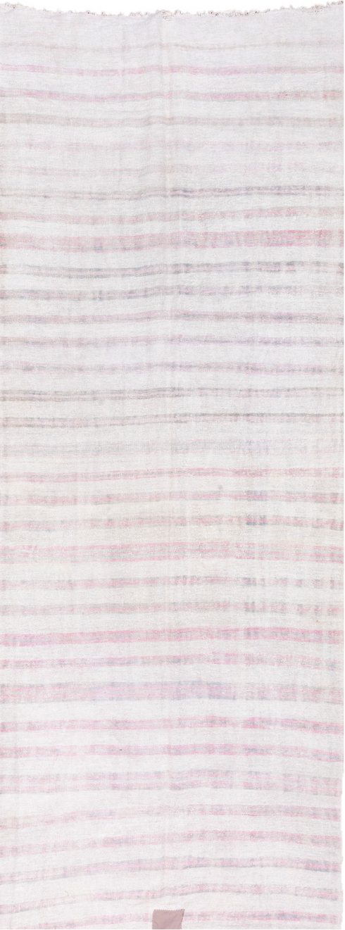 Vintage Hemp Kilim Area Rug (5' x 14')