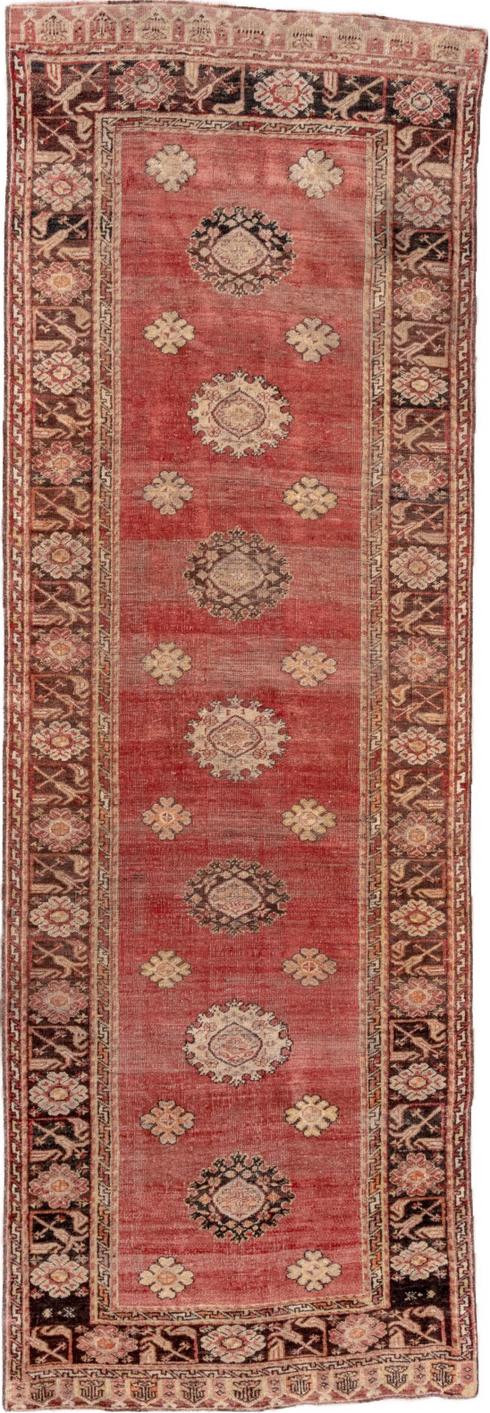 Vintage Oushak Runner Rug (3' x 11')