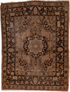 Antique Tabriz Area Rug (4' x 5')