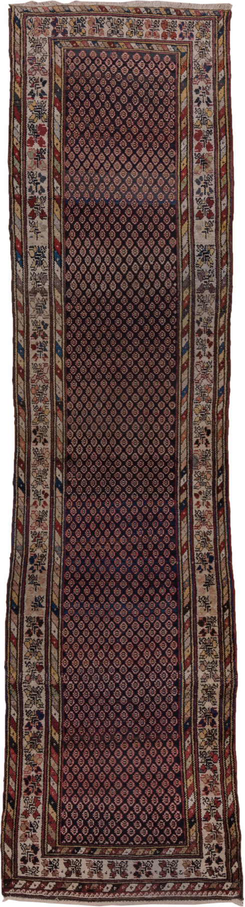 Antique Malayer Runner Rug (3' x 12')
