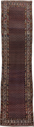 Antique Malayer Runner Rug (3' x 12')