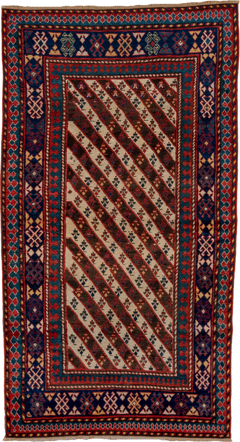 Vintage Kazak Area Rug (3' x 7')