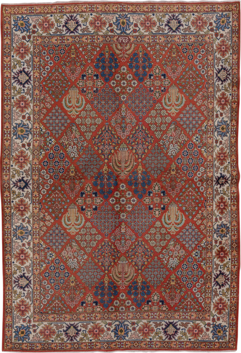 Antique Tabriz Area Rug (6' x 8')