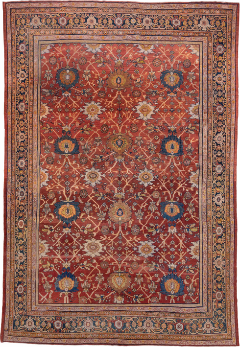 Antique Mahal Area Rug (10' x 15')