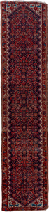 Vintage Malayer Runner Rug (3' x 16')