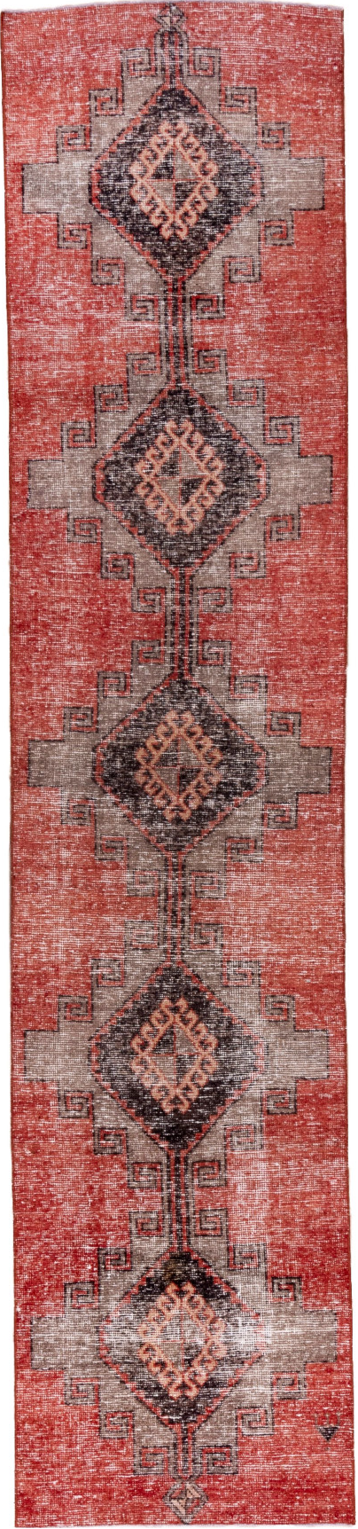 Vintage Oushak Runner Rug (3' x 13')