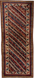 Antique Kazak Runner Rug (4' x 9')