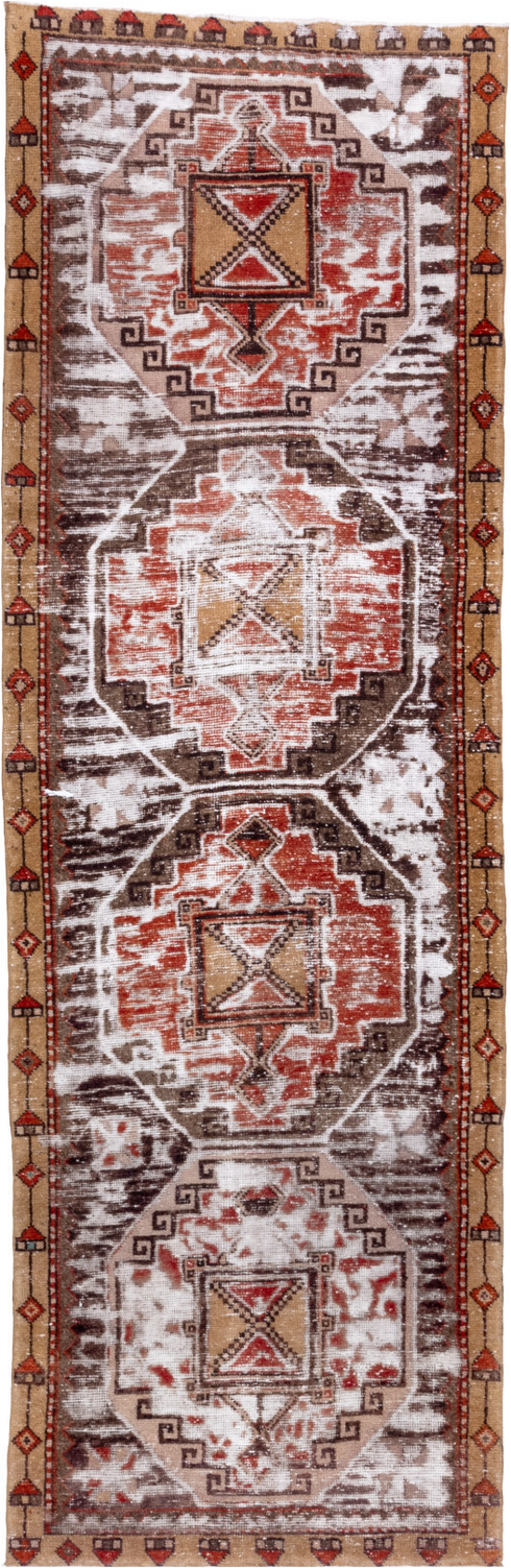 Vintage Oushak Runner Rug (3' x 10')