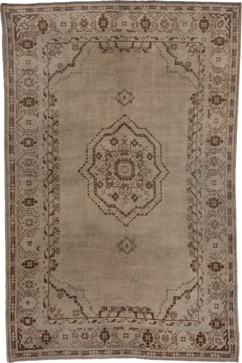 Vintage Oushak Area Rug (6' x 9')