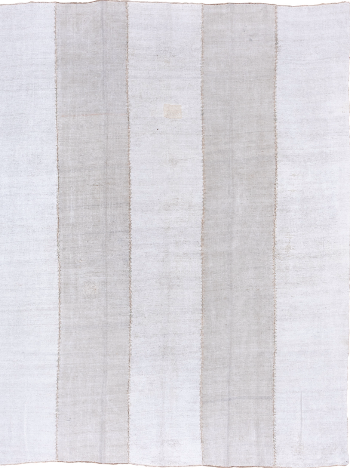 9' x 12' one-of-a-kind handmade vintage Hemp Kilim large size rug. Color palette: alice blue, azure, dark gray, gainsboro