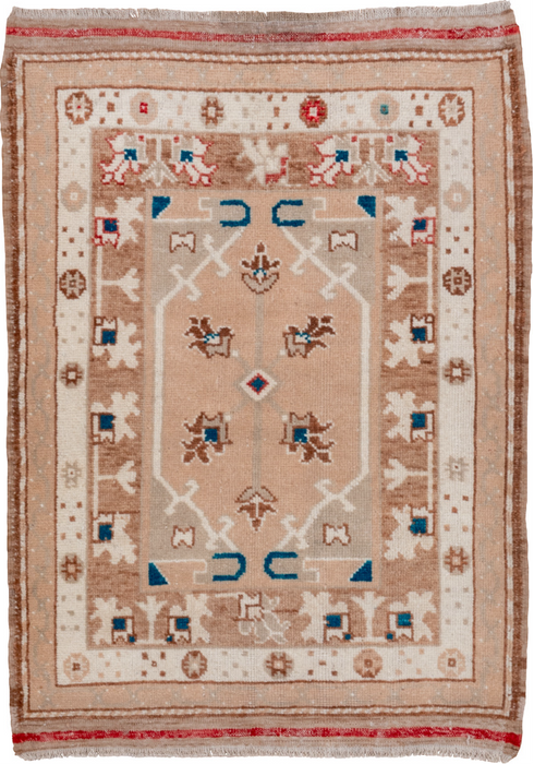 Vintage Oushak Area Rug (2' x 3')