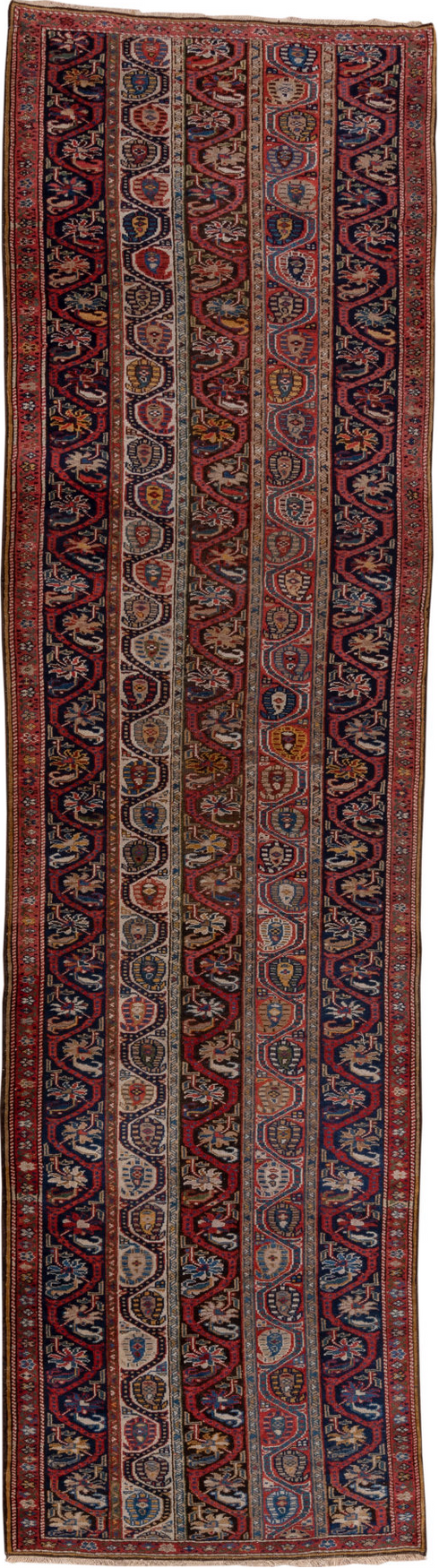 Antique Bidjar Runner Rug (3' x 12')
