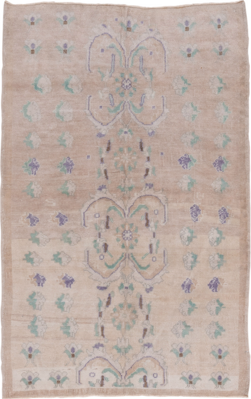 Vintage Oushak Area Rug (4' x 7')