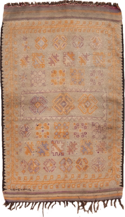 Vintage Moroccan Area Rug (3' x 5')