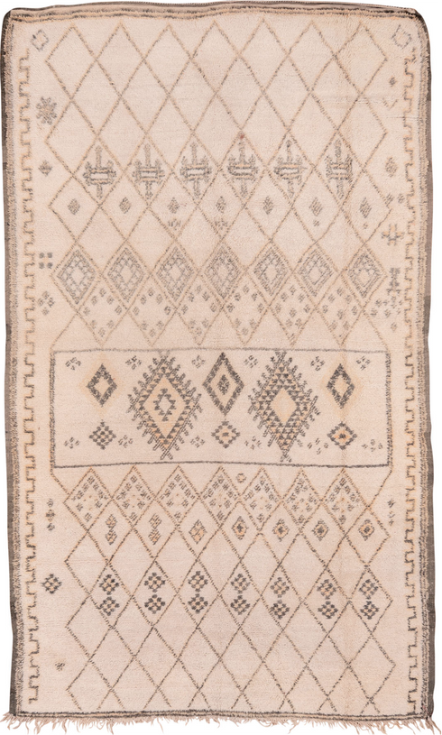 Vintage Moroccan Area Rug (6' x 11')