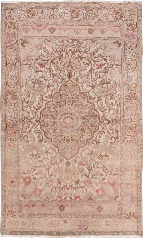 Vintage Oushak Area Rug (4' x 7')