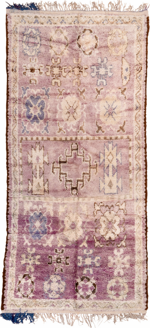 Vintage Moroccan Runner Rug (3' x 8')