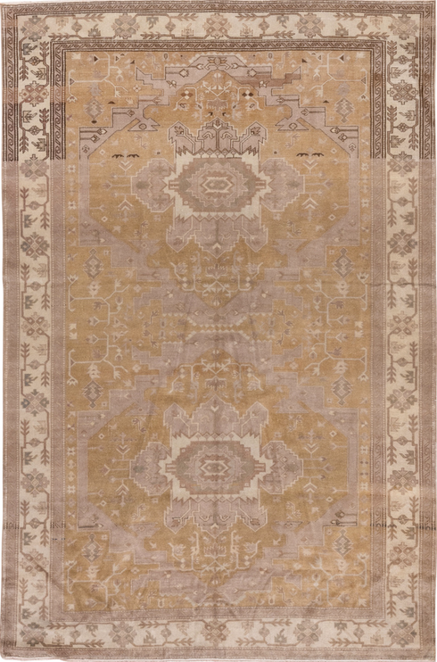 Antique Caucasian Area Rug (5' x 8')