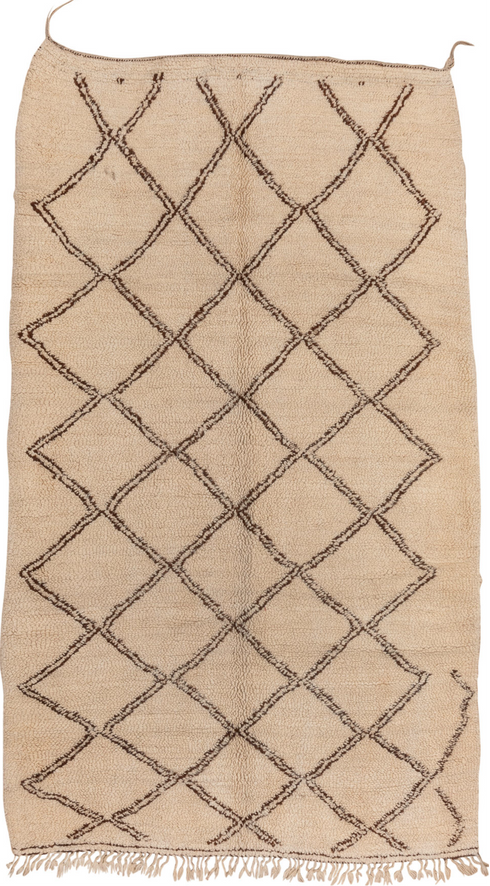 Antique Moroccan Area Rug (6' x 10')