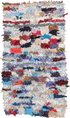 Vintage Rag Rug Area Rug (2' x 5')
