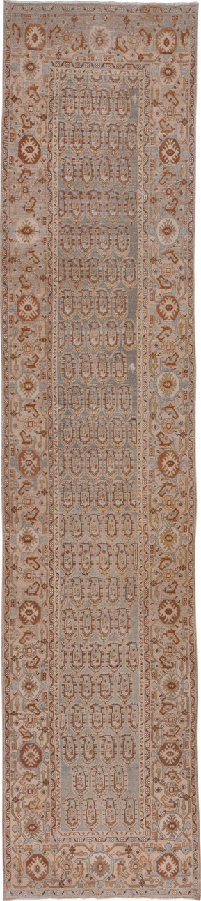 Antique Malayer Runner Rug (3' x 16')