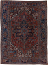 Antique Heriz Area Rug (8' x 11')