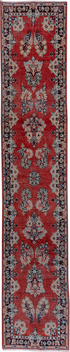 Vintage Mahal Runner Rug (2' x 13')