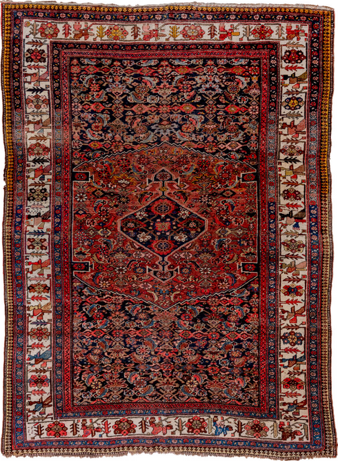 Vintage Bidjar Area Rug (6' x 9')
