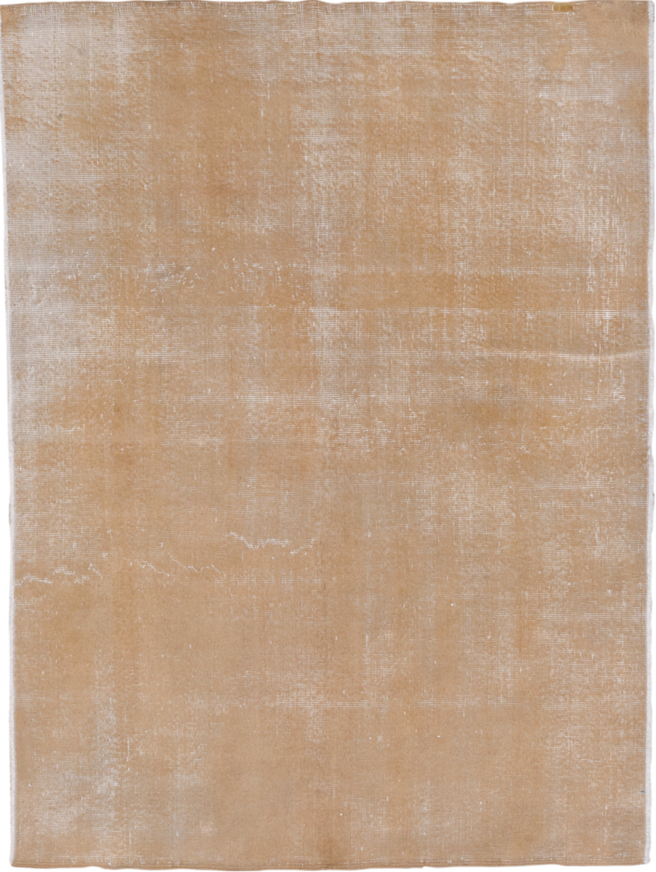 5' x 6' one-of-a-kind handmade vintage Sparta rug. Color palette: brown, gainsboro, gray, light gray, off-white, pink, snow