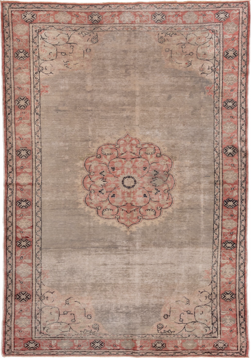 Antique Oushak Area Rug (6' x 9')