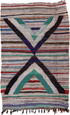 Vintage Rag Rug Area Rug (5' x 8')
