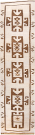 Antique Kilim Runner Rug (3' x 11')