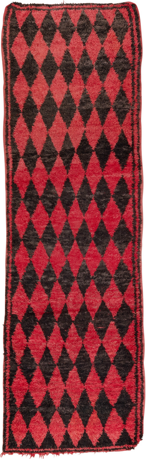 Vintage Moroccan Runner Rug (3' x 11')
