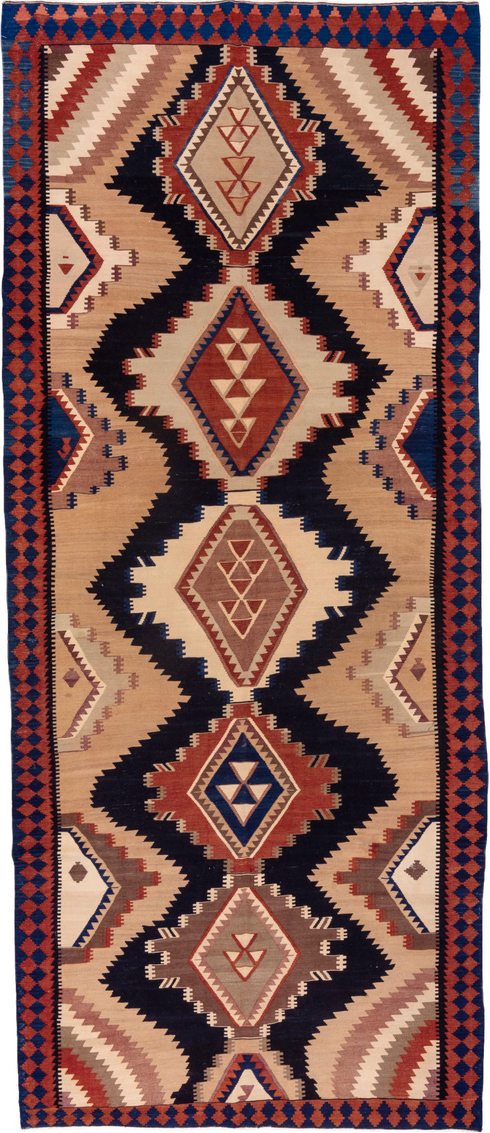 Antique Kilim Area Rug (6' x 15')