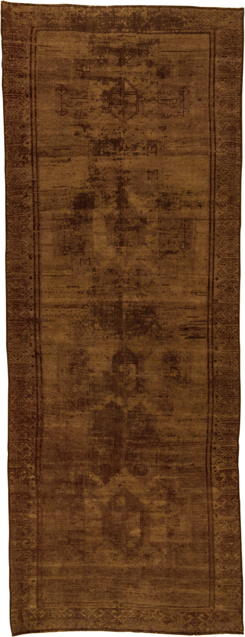 Antique Overdyed Runner Rug (3' x 9')