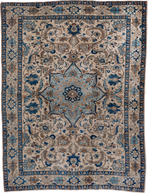 Antique Tabriz Area Rug (6' x 8')