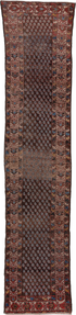 Antique Malayer Runner Rug (2' x 12')