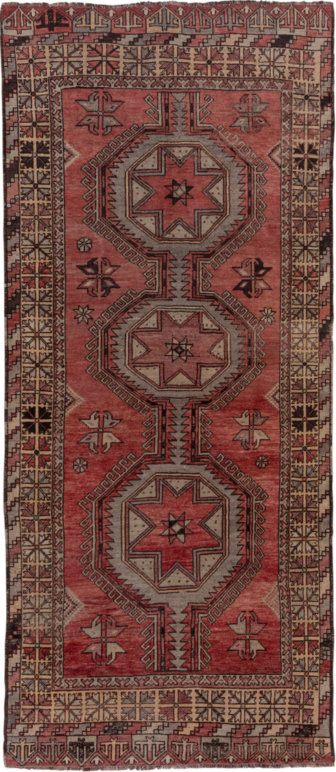 Vintage Oushak Runner Rug (4' x 10')