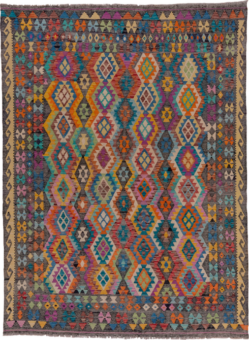 Vintage Kilim Area Rug (6' x 9')