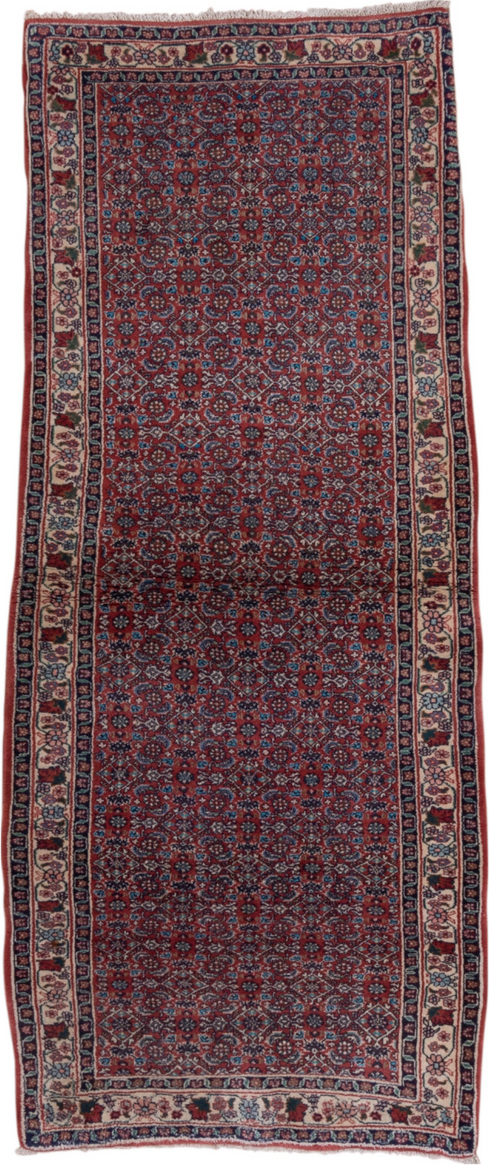 Vintage Bidjar Runner Rug (2' x 6')