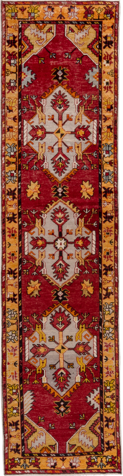 Vintage Oushak Runner Rug (2' x 9')