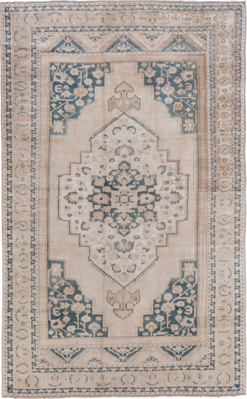 Vintage Oushak Area Rug (6' x 10')