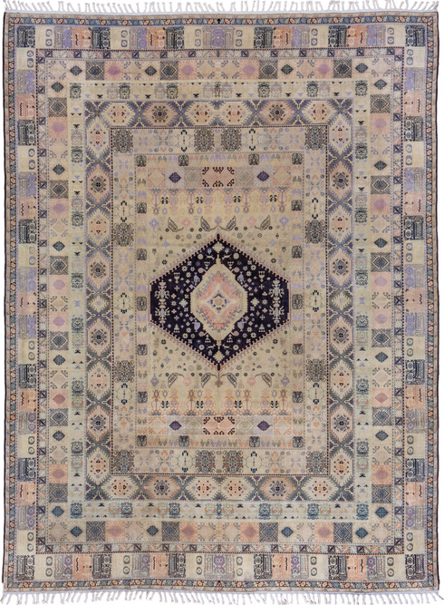 Antique Moroccan Area Rug (9' x 13')