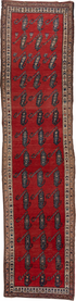 Antique Malayer Runner Rug (3' x 14')